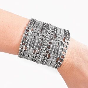 Silver Multi Chain Bracelet